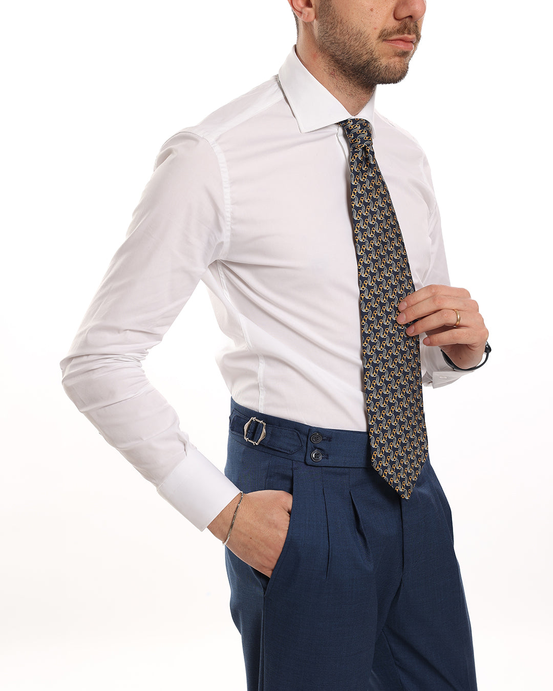 Abito doppio petto monaco blu Royal