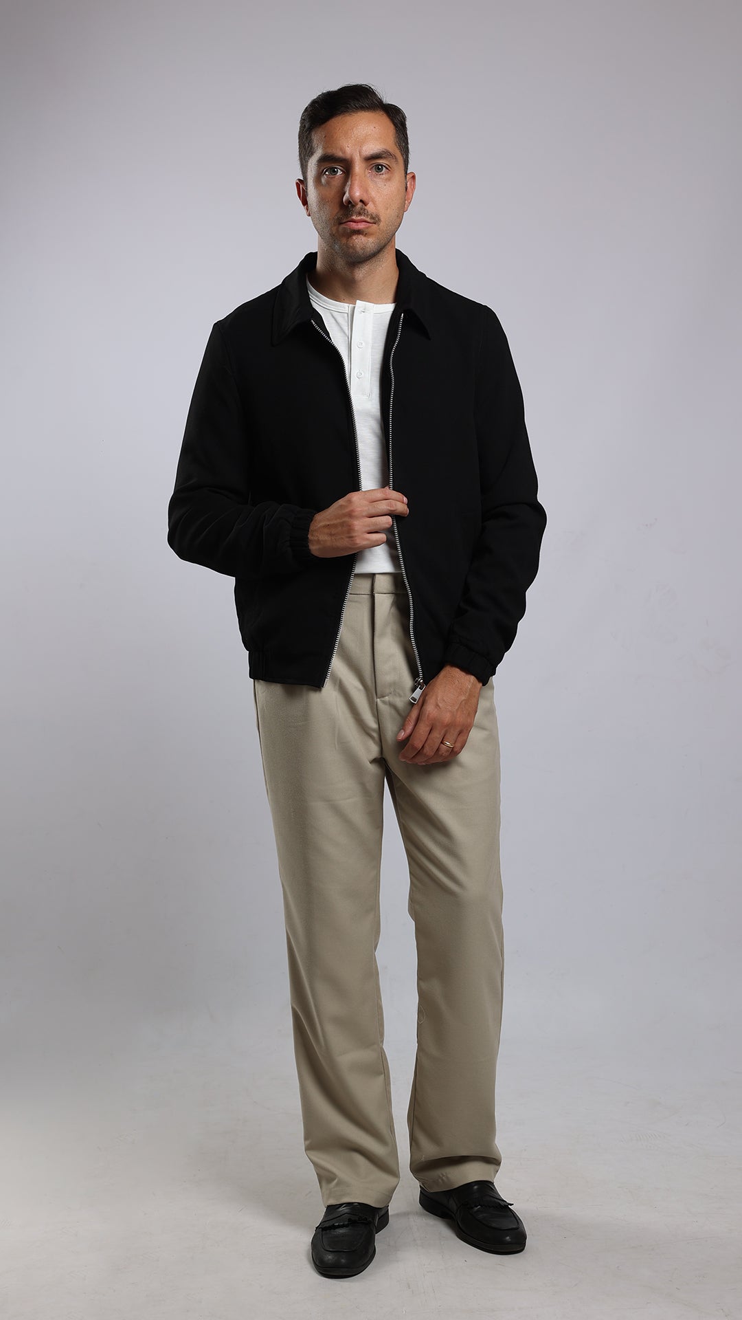 Cardigan Full Zip Collo Lupetto